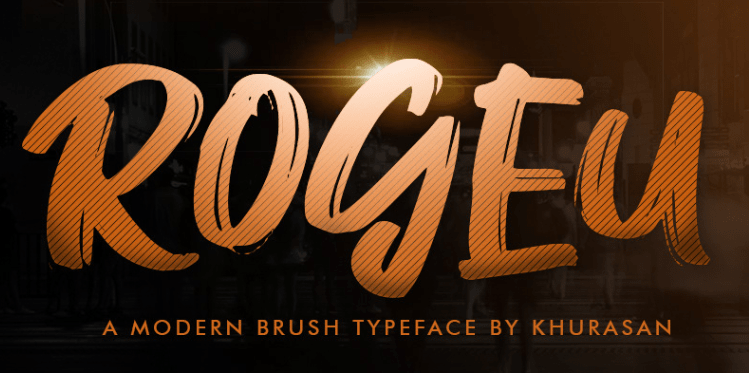 Rogeu Brush Font